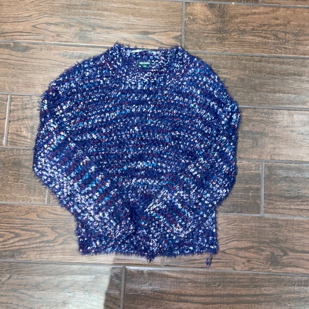 fuzzy sweater